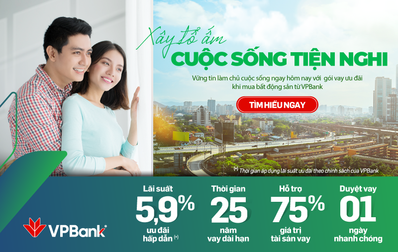 LÃI SUẤT VAY MUA NHÀ VPBANK NĂM 2026 ƯU ĐÃI HẤP DẪN