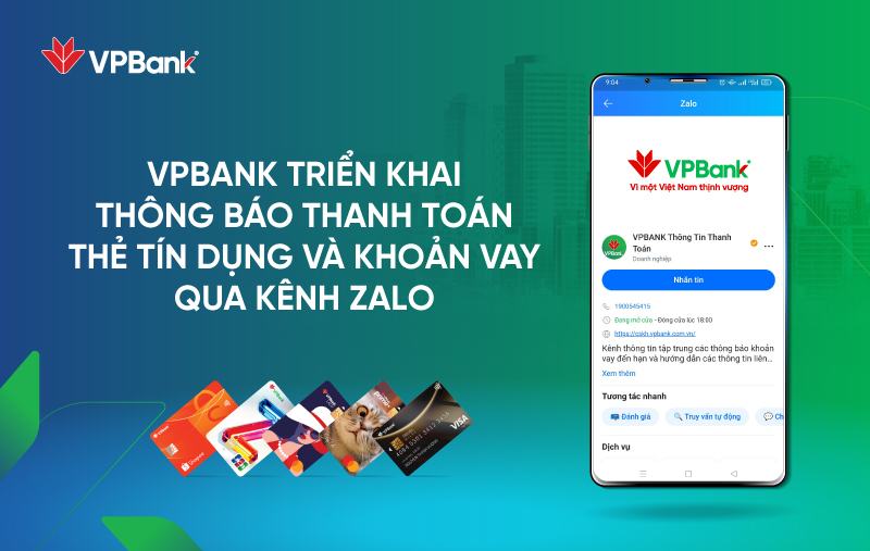 HƯỚNG DẪN THANH TOÁN KHOẢN VAY VPBANK KHI KHÔNG ĐẾN NGÂN HÀNG