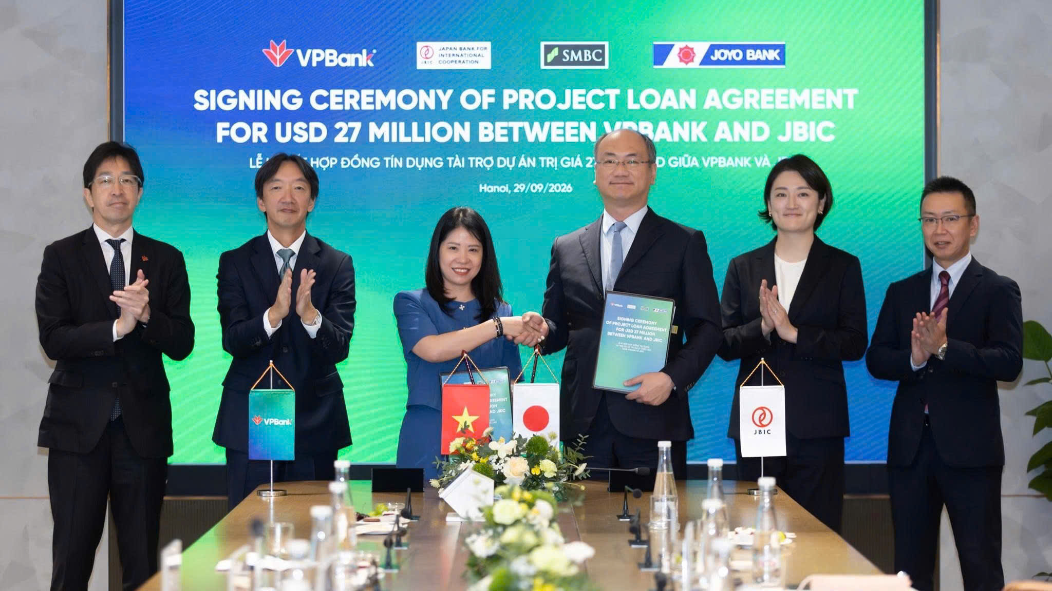 VPBank Signs USD 27 Million Loan Agreement with JBIC to Finance Power Transmission Project