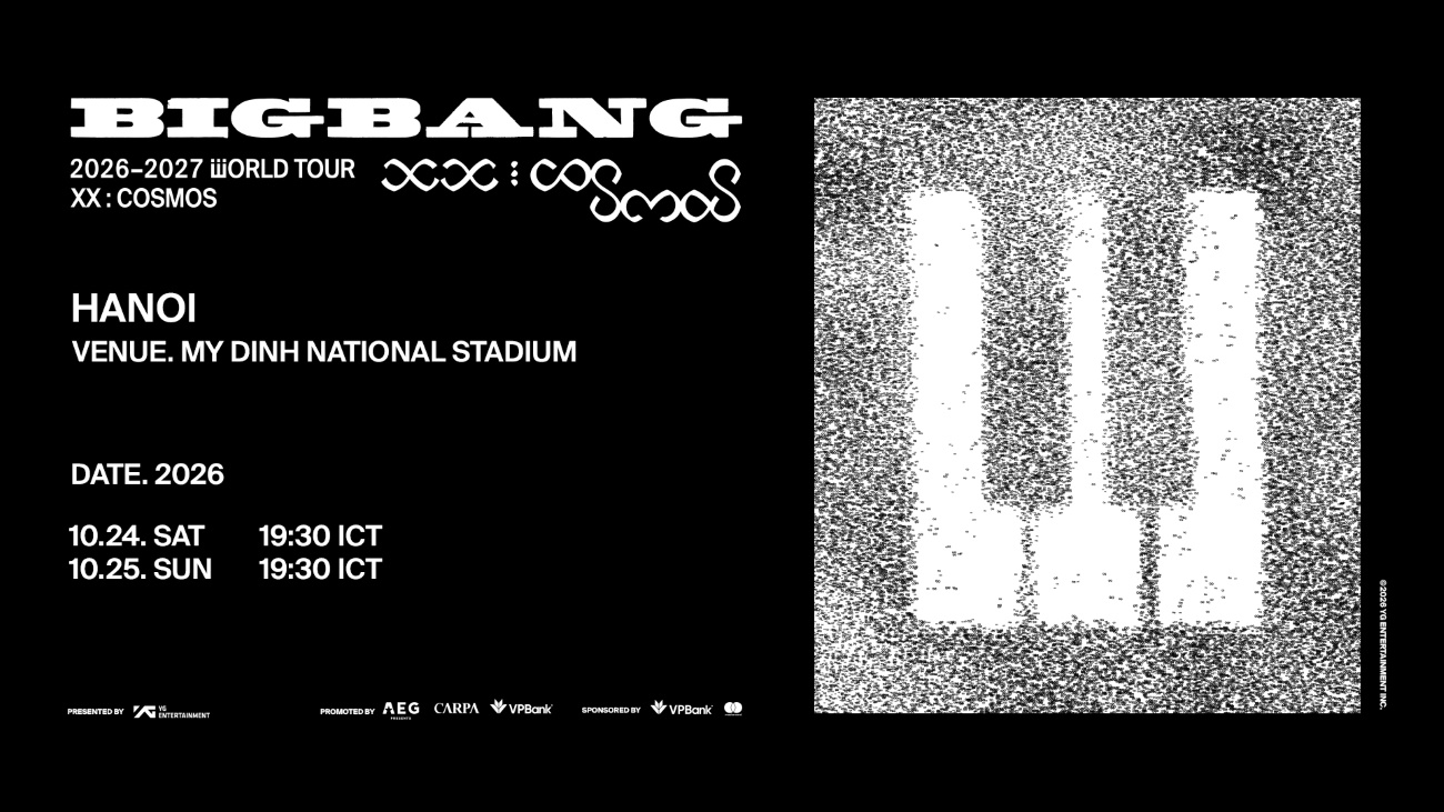 BIGBANG 2026-2027 WORLD TOUR < XX : COSMOS > IN HANOI