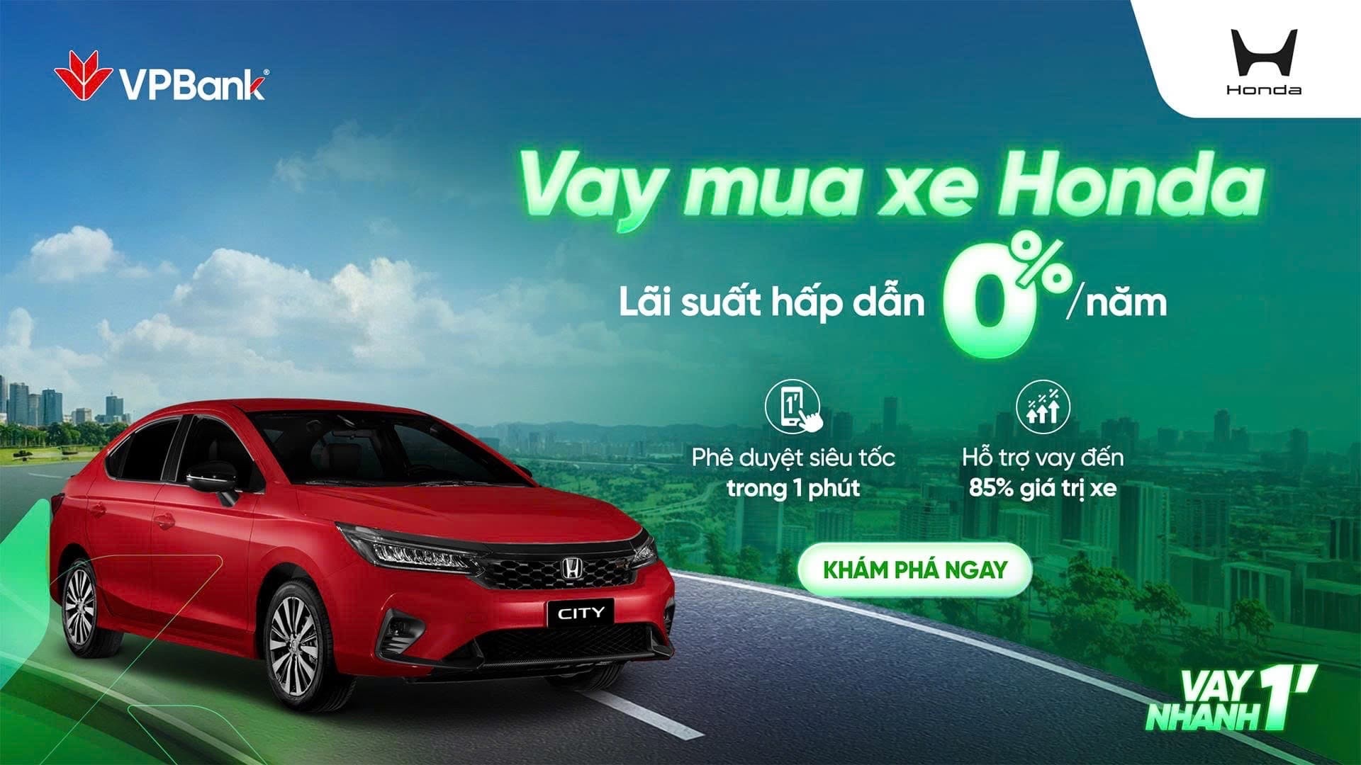 VPBank và Honda Việt Nam triển khai ưu đãi vay mua ô tô - Lãi suất 0%/năm