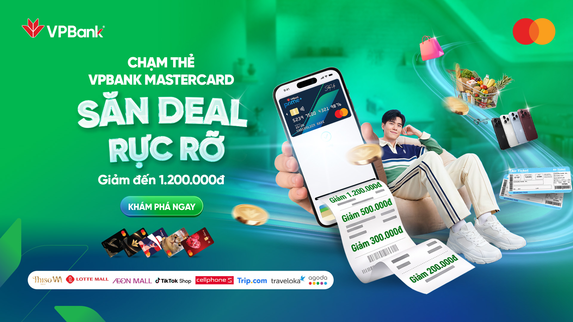 Gói trọn ưu đãi, chạm mọi trải nghiệm cùng VPBank Mastercard