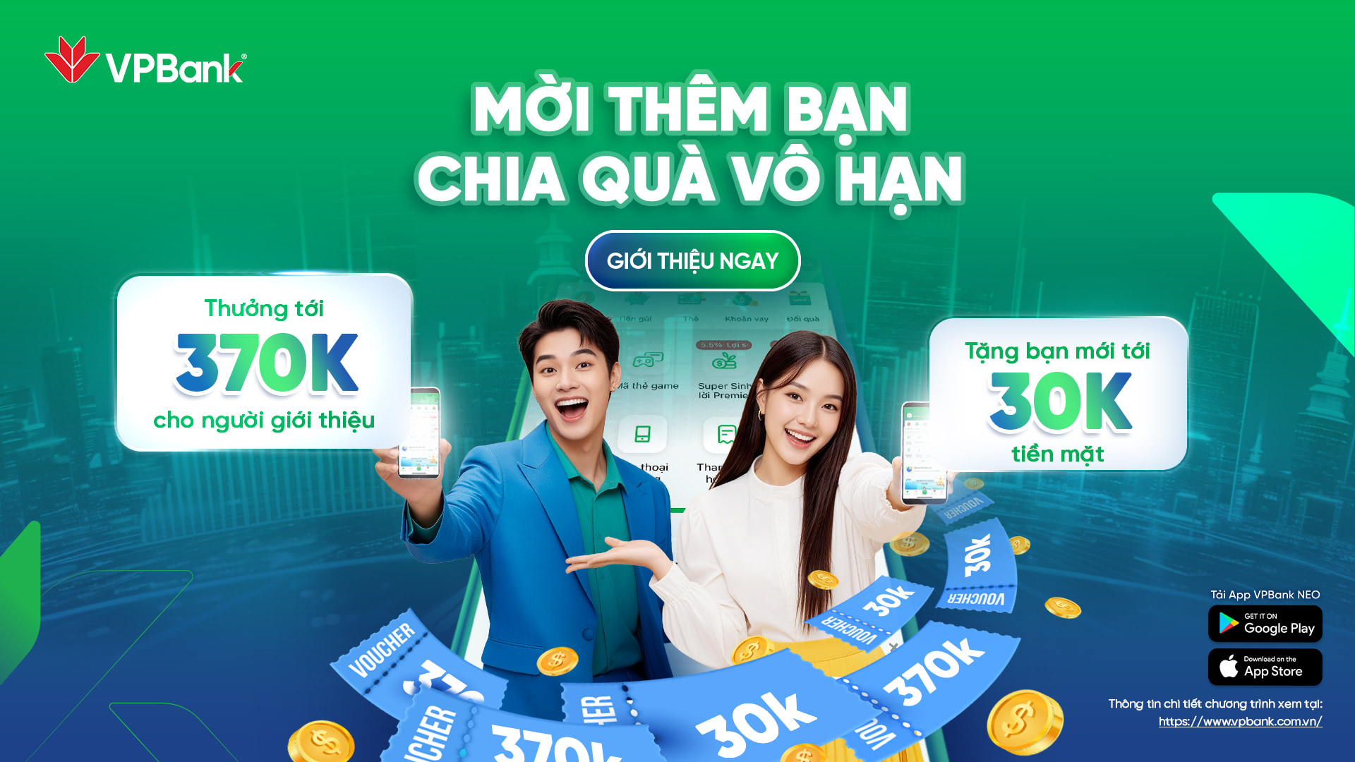 Mời thêm bạn - Chia quà vô hạn