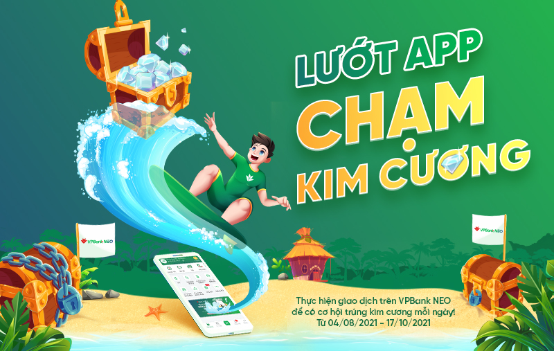 Lướt app chạm kim cương cùng VPBank NEO