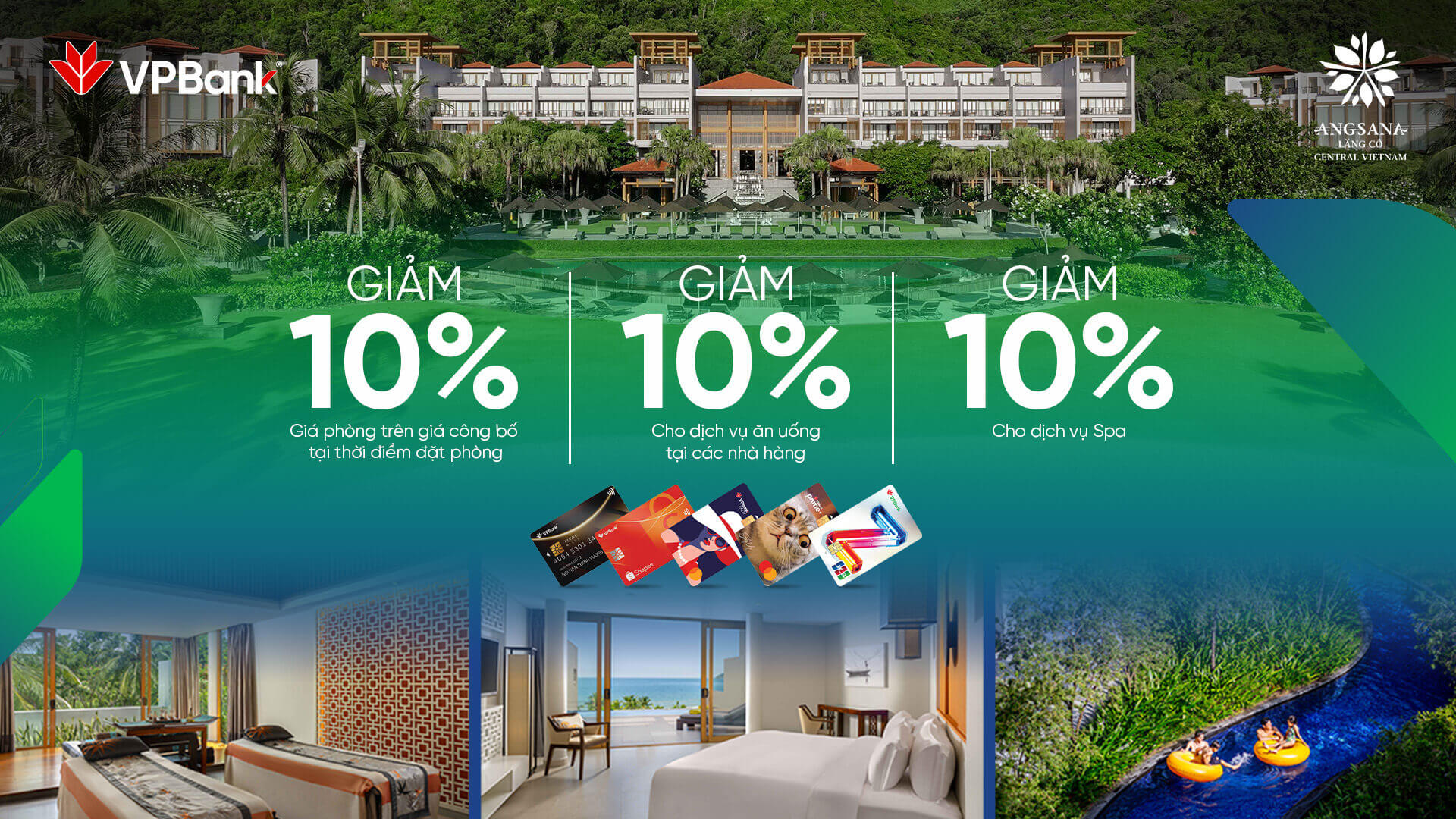 Ưu đãi nghỉ dưỡng đến 10% tại Angsana Lăng Cô