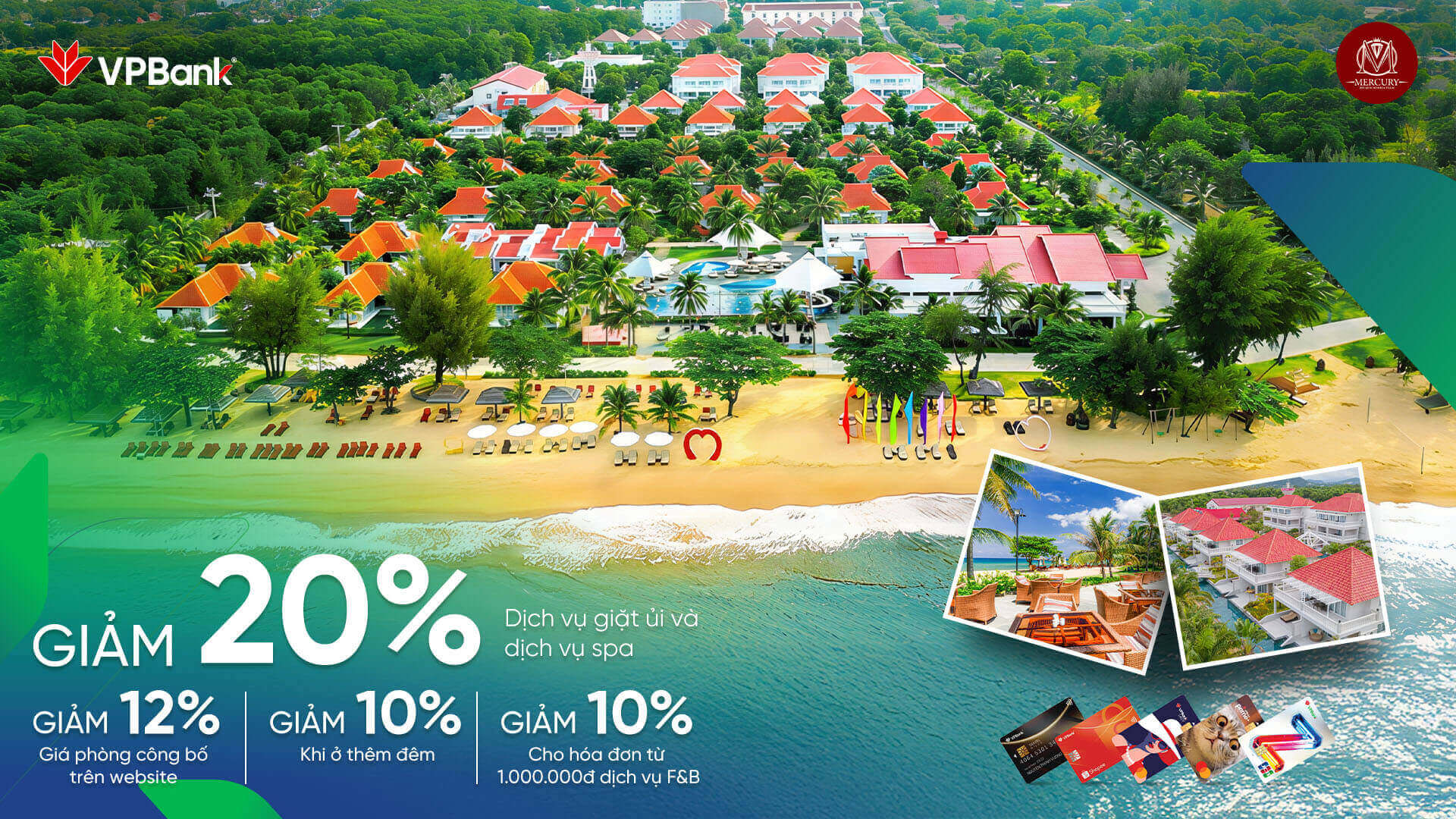 Ưu đãi nghỉ dưỡng đến 20% tại Mercury Phu Quoc Resort & Villas