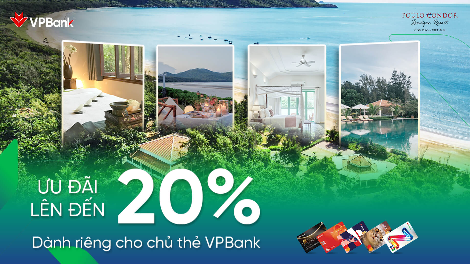 Poulo Condor Boutique Resort and Spa: Ưu đãi lên đến 20% dành riêng cho chủ thẻ VPBank