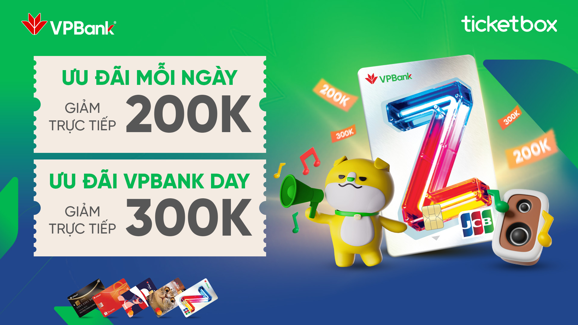 Săn vé các hạng mục giải trí tại Ticketbox – Ưu đãi hấp dẫn dành riêng cho chủ thẻ VPBank