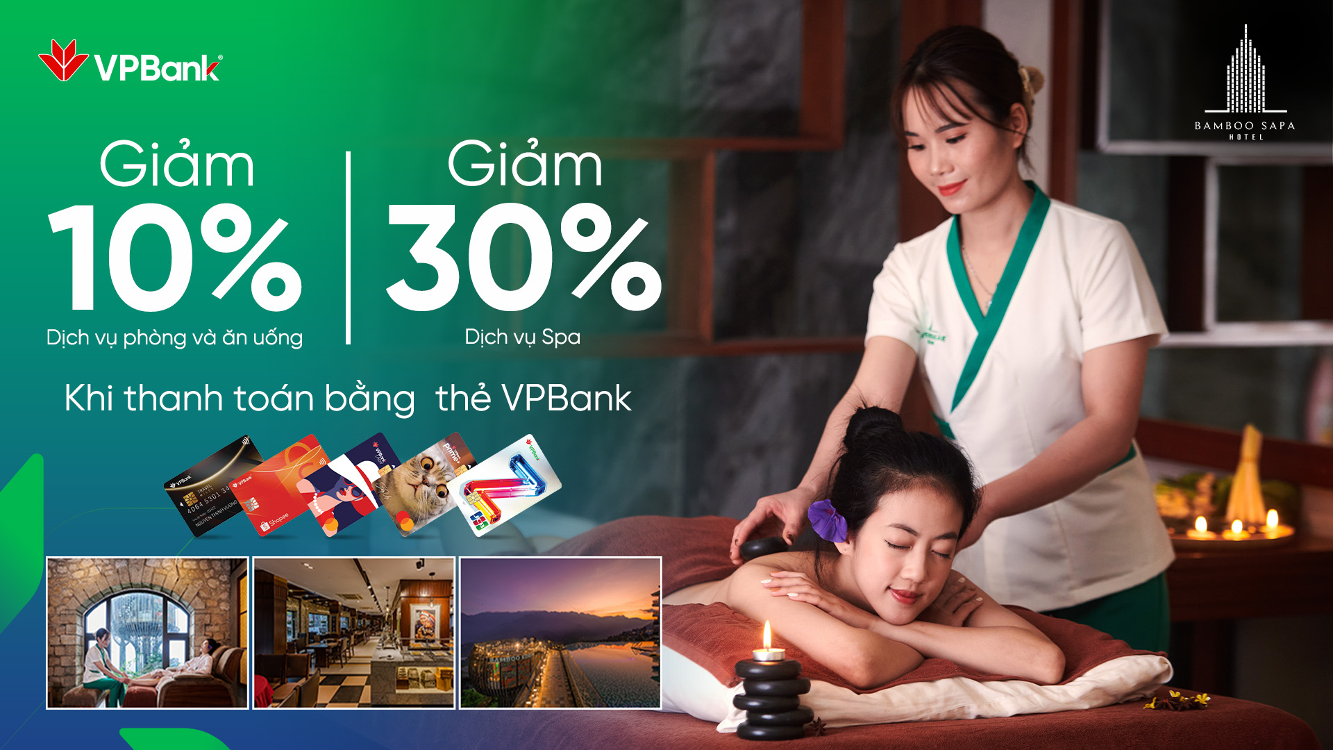 Ưu đãi chi tiêu thẻ VPBank tại Khách sạn Bamboo Sapa