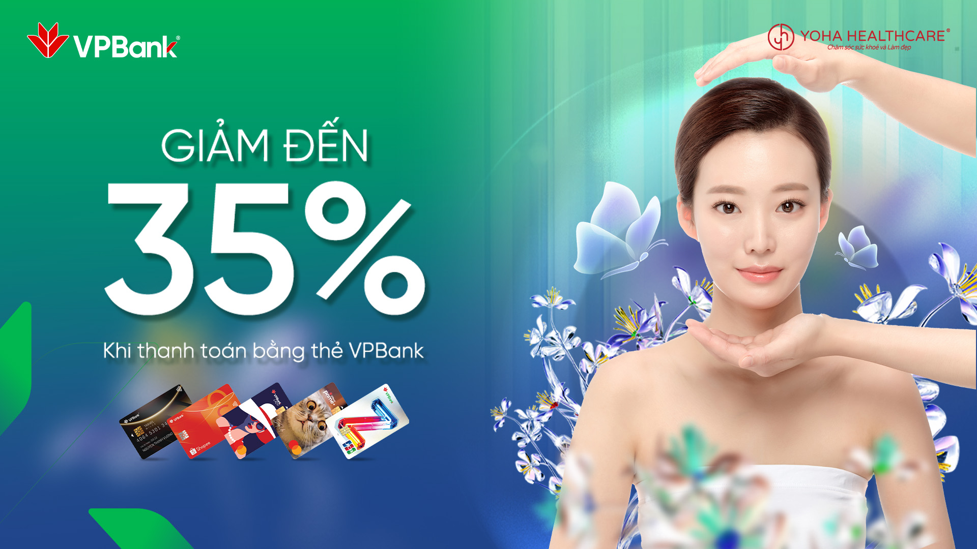 Ưu đãi chi tiêu thẻ VPBank tại YOHA HEALTHCARE