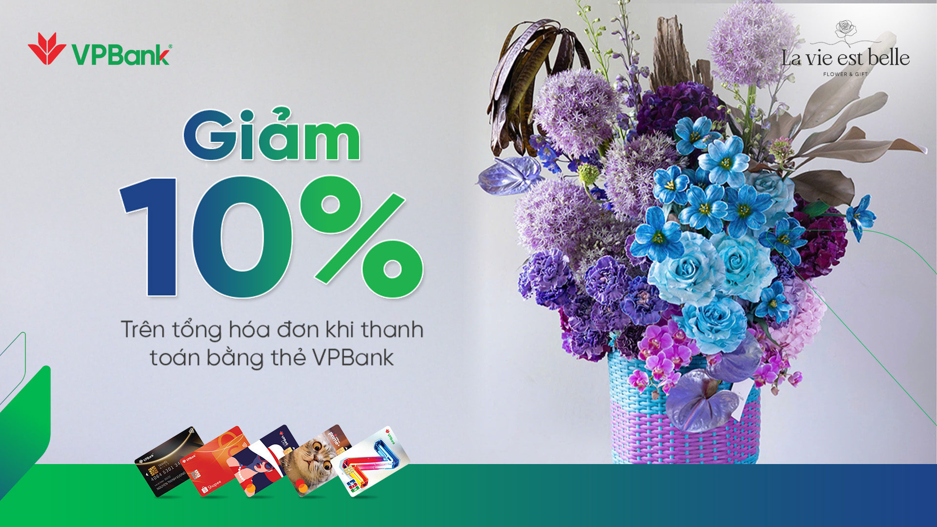 Ưu đãi chi tiêu thẻ VPBank tại La Vie Est Belle