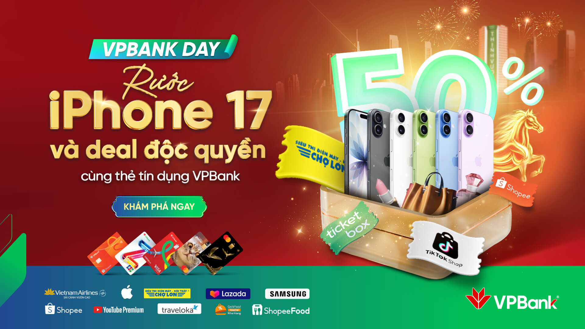 VPBank Day - Ưu đãi sốc ngày 15 hàng tháng
