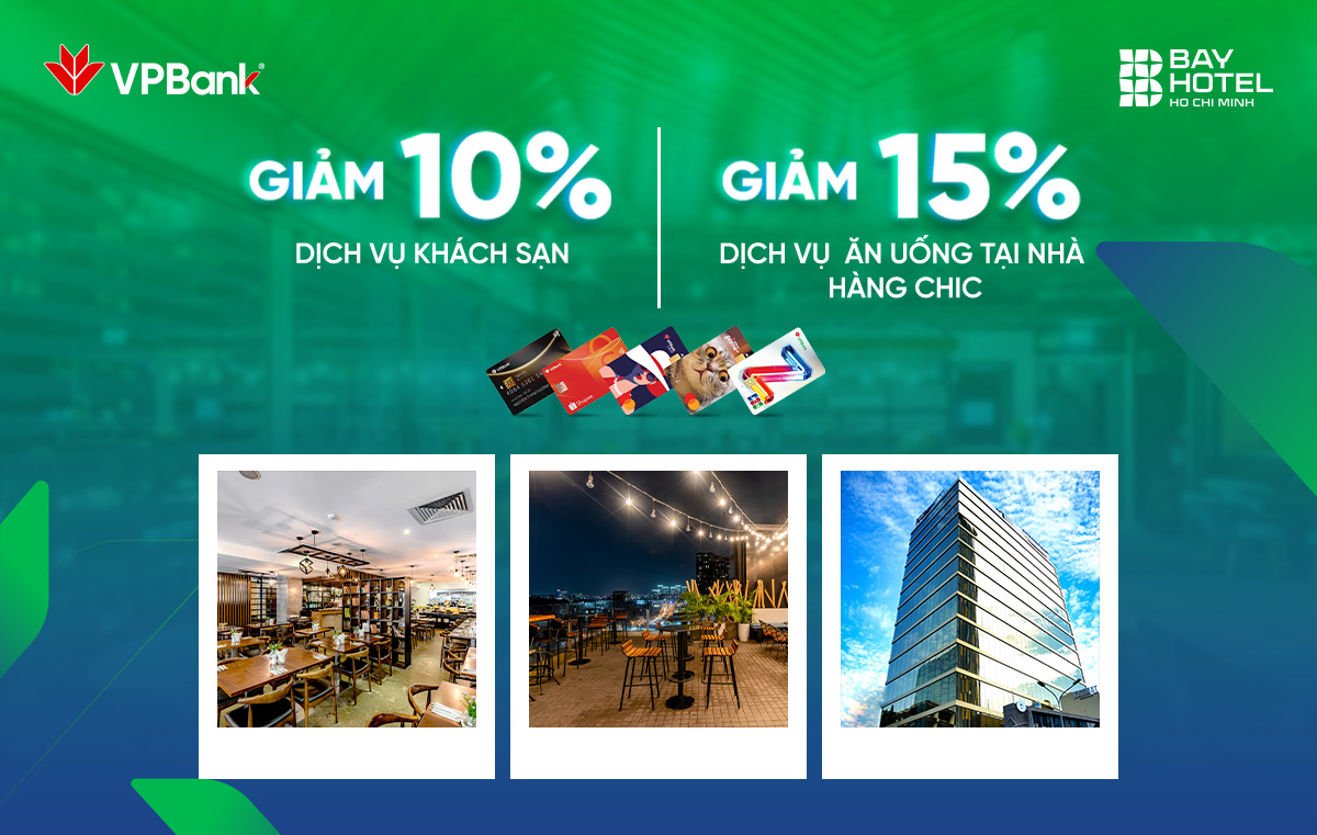 Ưu đãi chi tiêu thẻ tín dụng VPBank tại Bay Hotel
