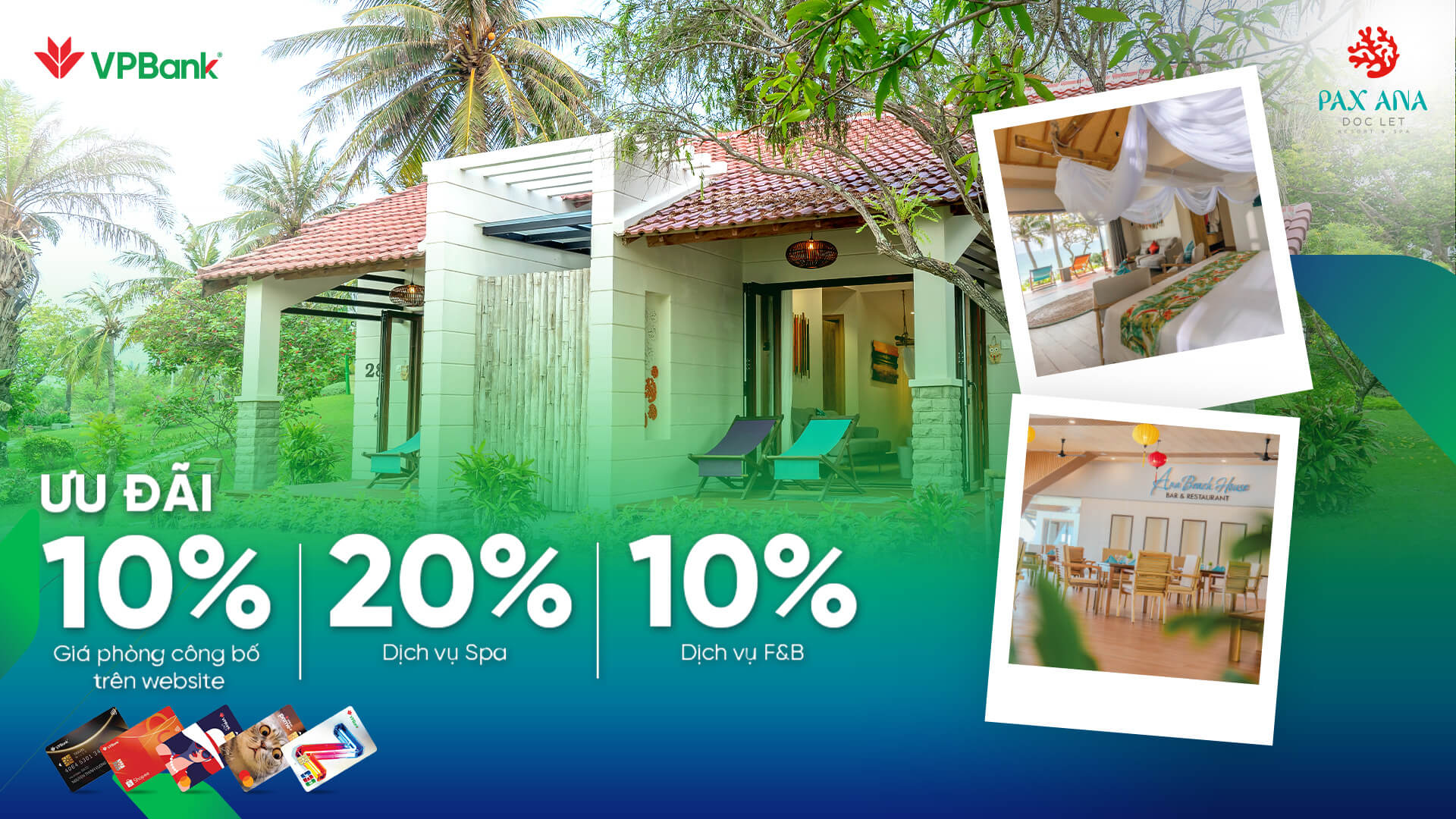 Tận hưởng ưu đãi đến 20% tại Pax Ana Dốc Lết Resort & Spa