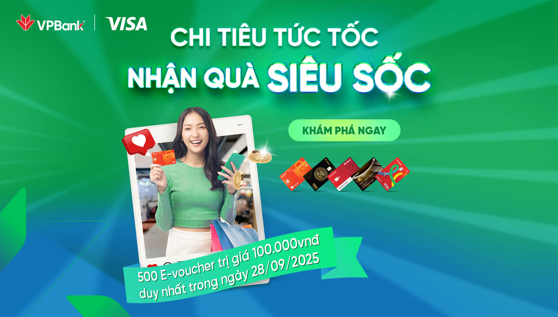 Chi tiêu tức tốc – Nhận quà siêu sốc