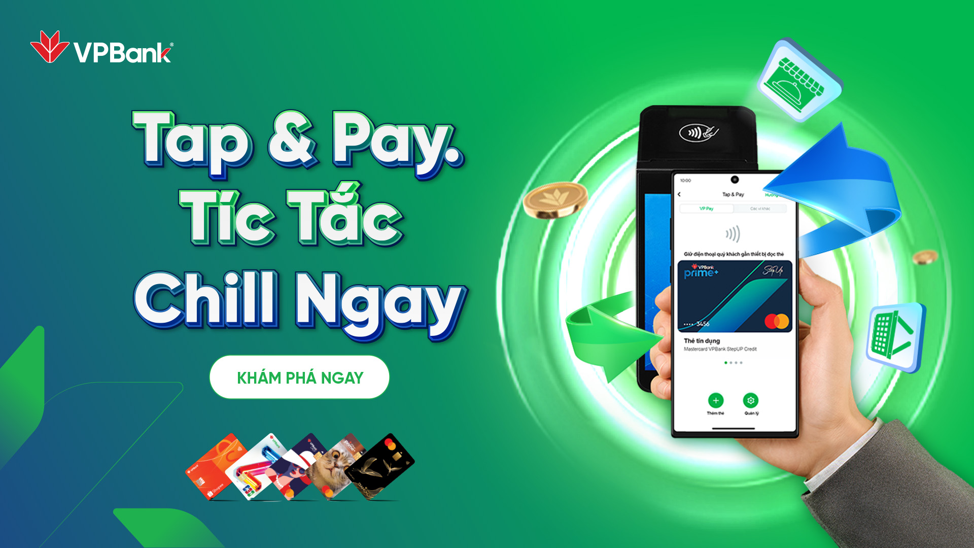 Thử Thách Chi Tiêu Tap&Pay Cùng Thẻ tín dụng VPBank 2025