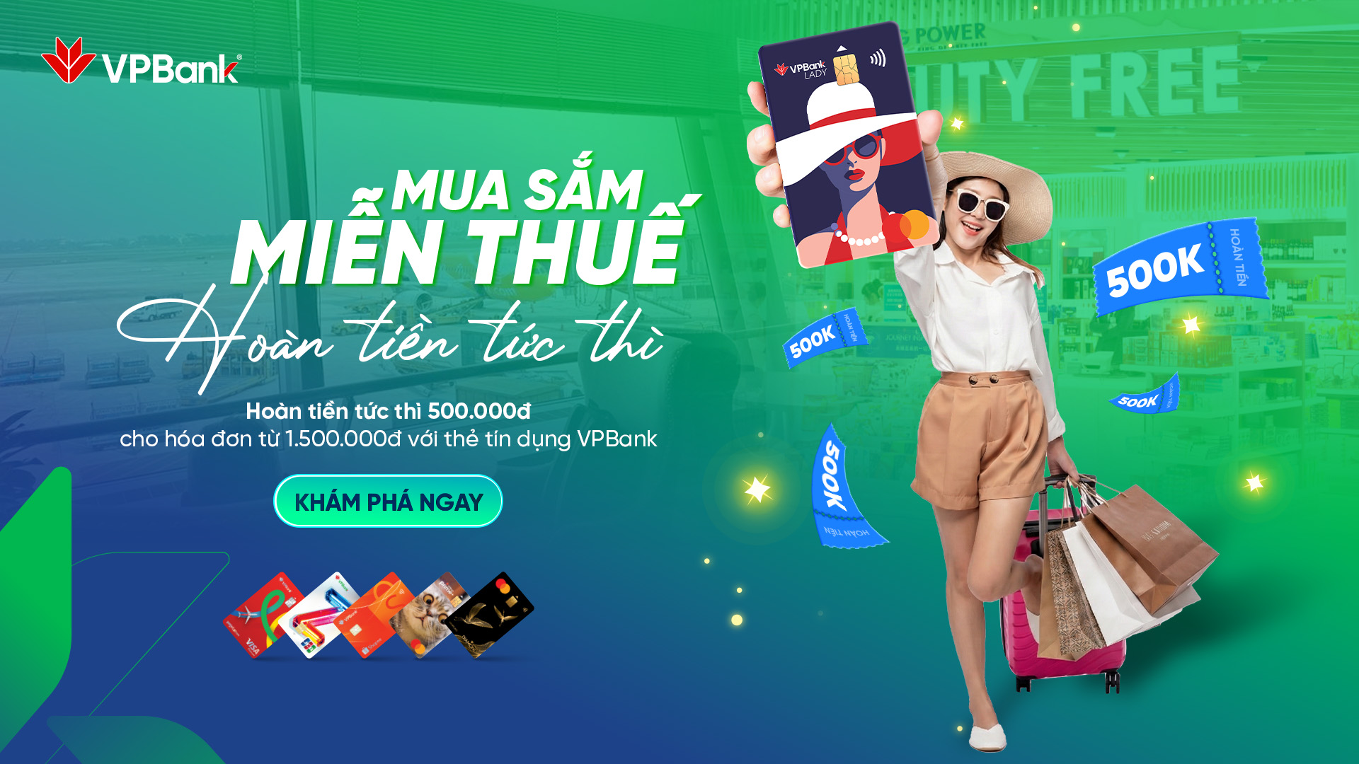 TAP&PAY - TÍC TẮC CHILL NGAY HOÀN TIỀN TỨC THÌ KHI THANH TOÁN BẰNG THẺ TÍN DỤNG VPBANK