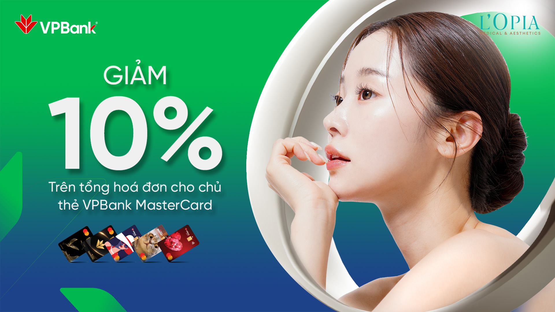 Trọn Vẹn Khoảnh Khắc Làm Đẹp, nhận Ưu Đãi Đến 5,5 Triệu Khi Thanh Toán Bằng Thẻ VPBank