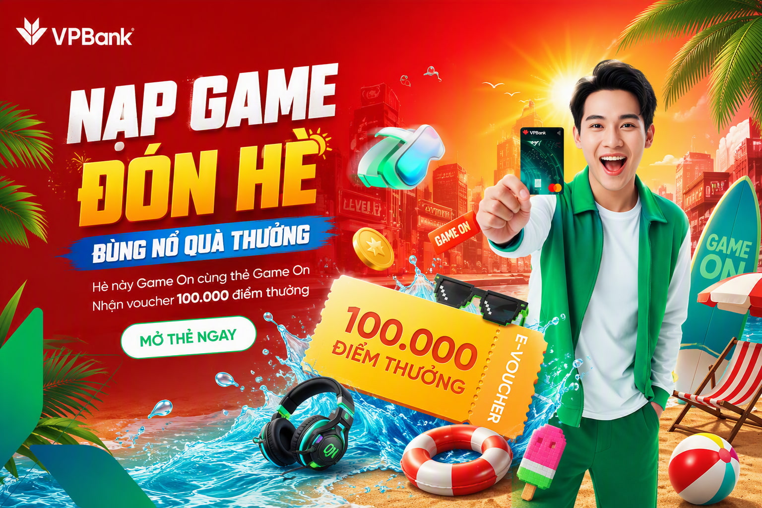 Game On mùa hè, quà về cực đã