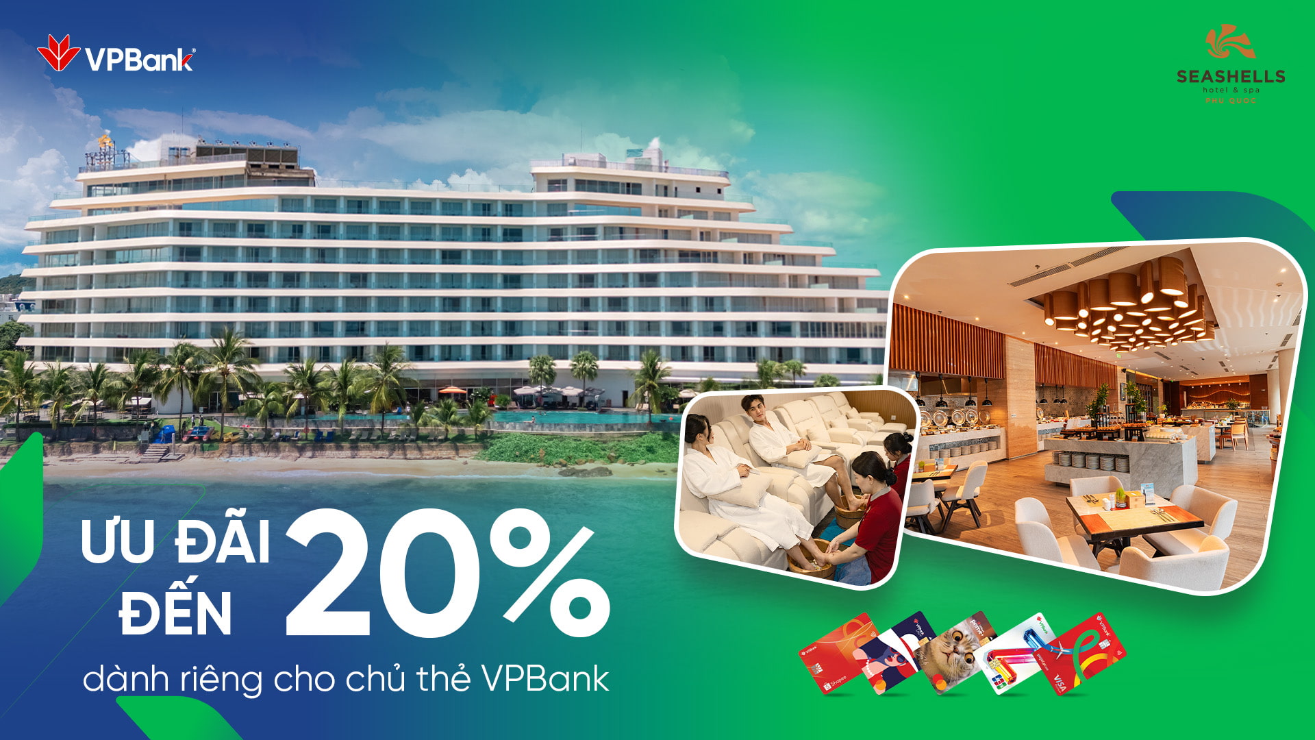 Seashells Phu Quoc Hotel & Spa: Ưu đãi tới 20% dành riêng cho chủ thẻ VPBank