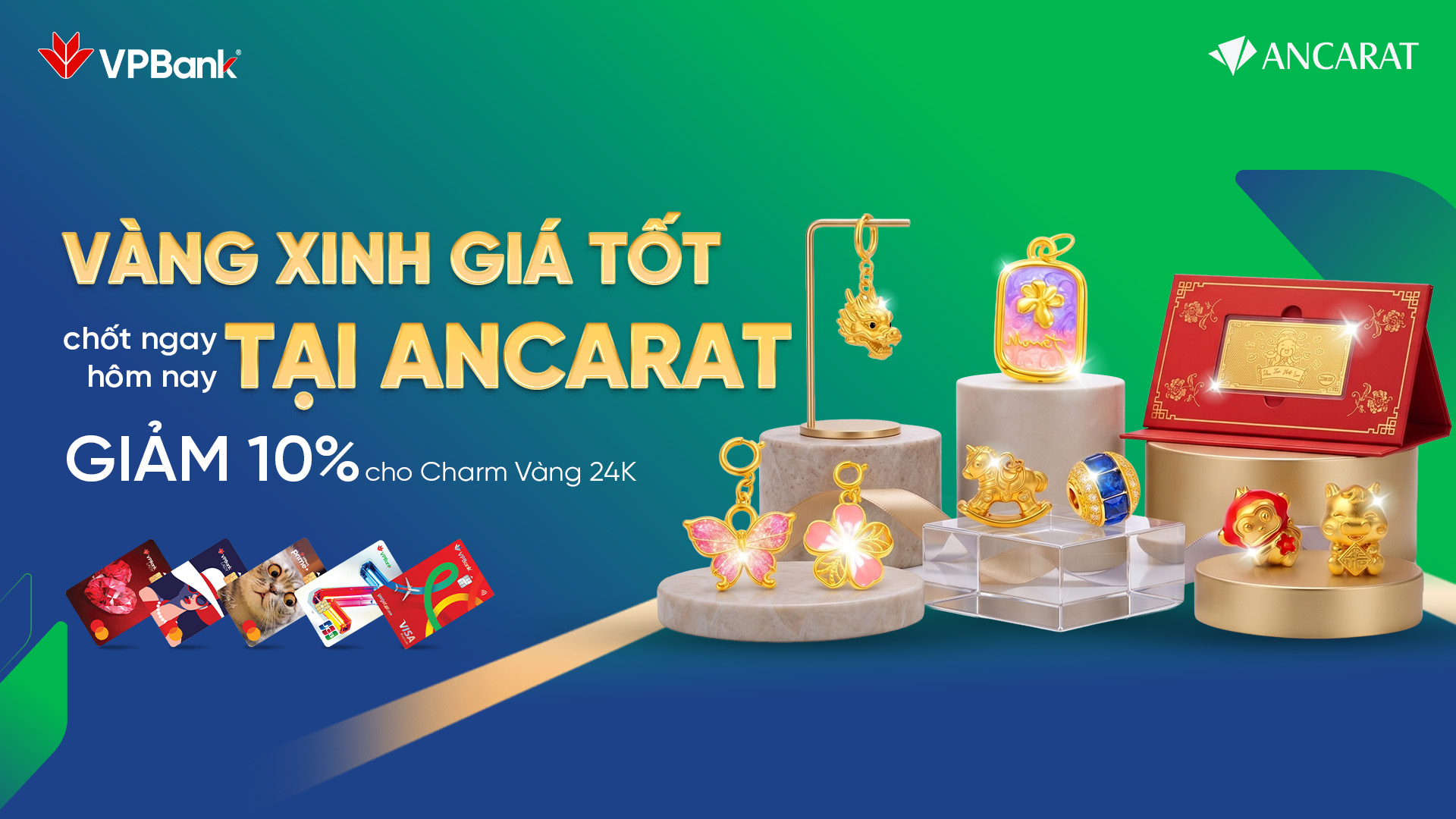 Vàng xinh giá tốt, chốt ngay hôm nay tại ANCARAT