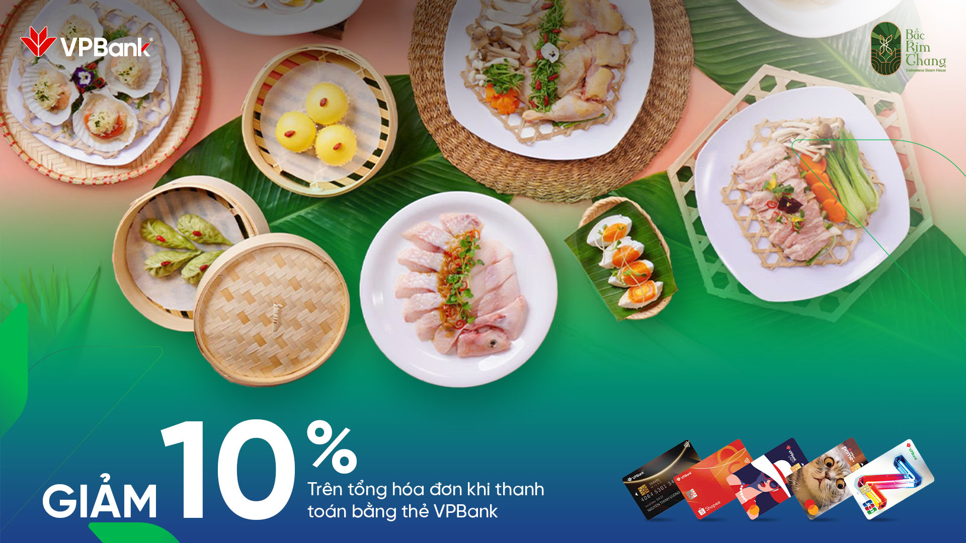 Ưu đãi chi tiêu thẻ VPBank tại Bắc Kim Thang Restaurant