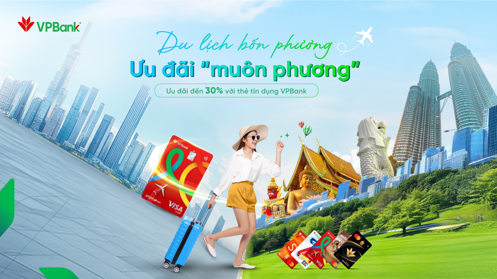 Mở bước vi vu – Gói trọn ưu đãi