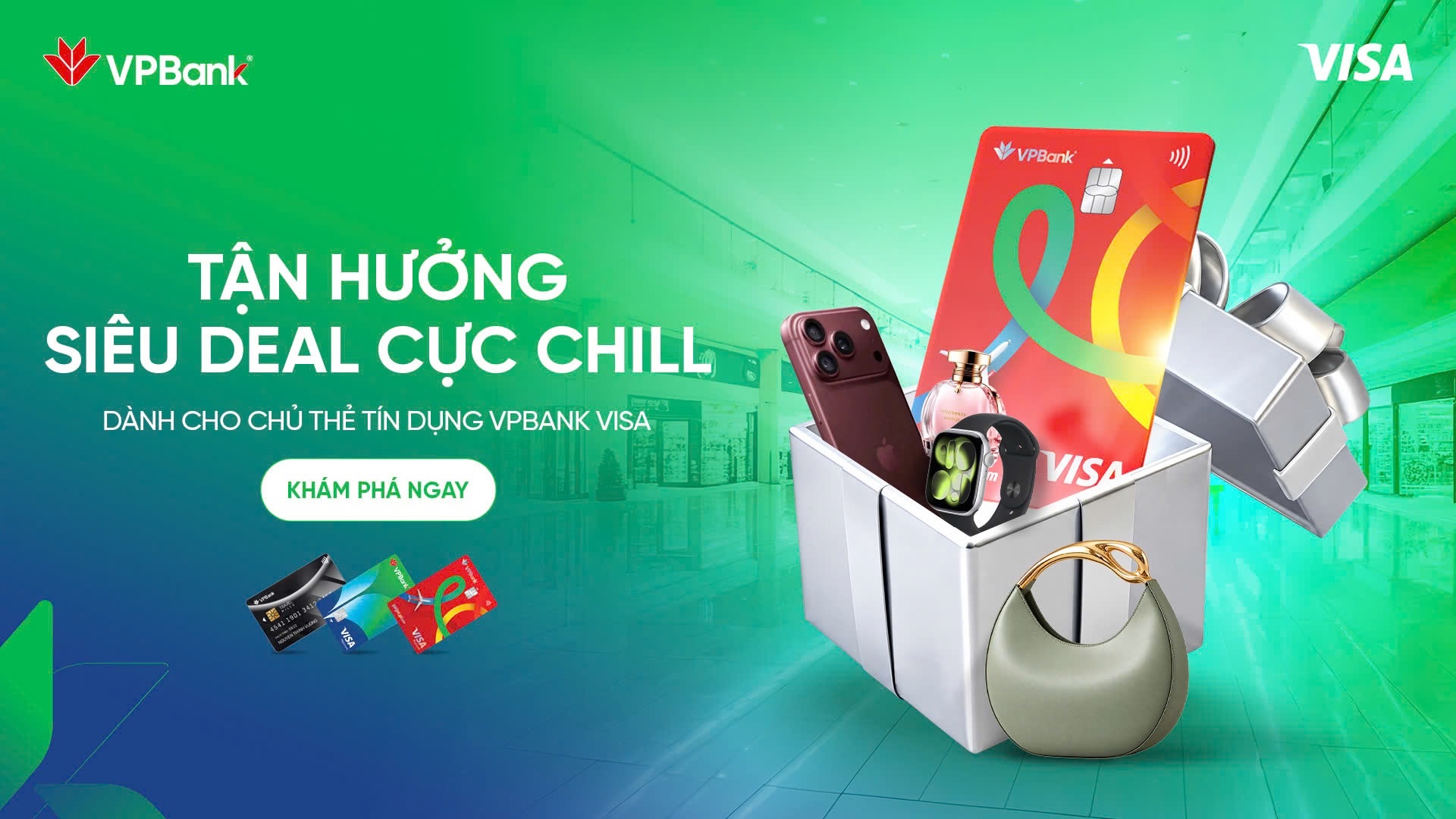 BẬT MODE XÊ DỊCH, TỐI ƯU TRẢI NGHIỆM: CHẠM THẺ VPBANK VISA GIẢM TỚI 20%