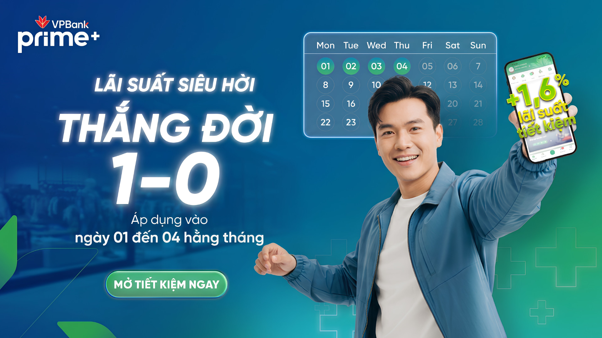 Khám phá Prime Day - Ngày hội cộng thêm 1,6% lãi tiết kiệm