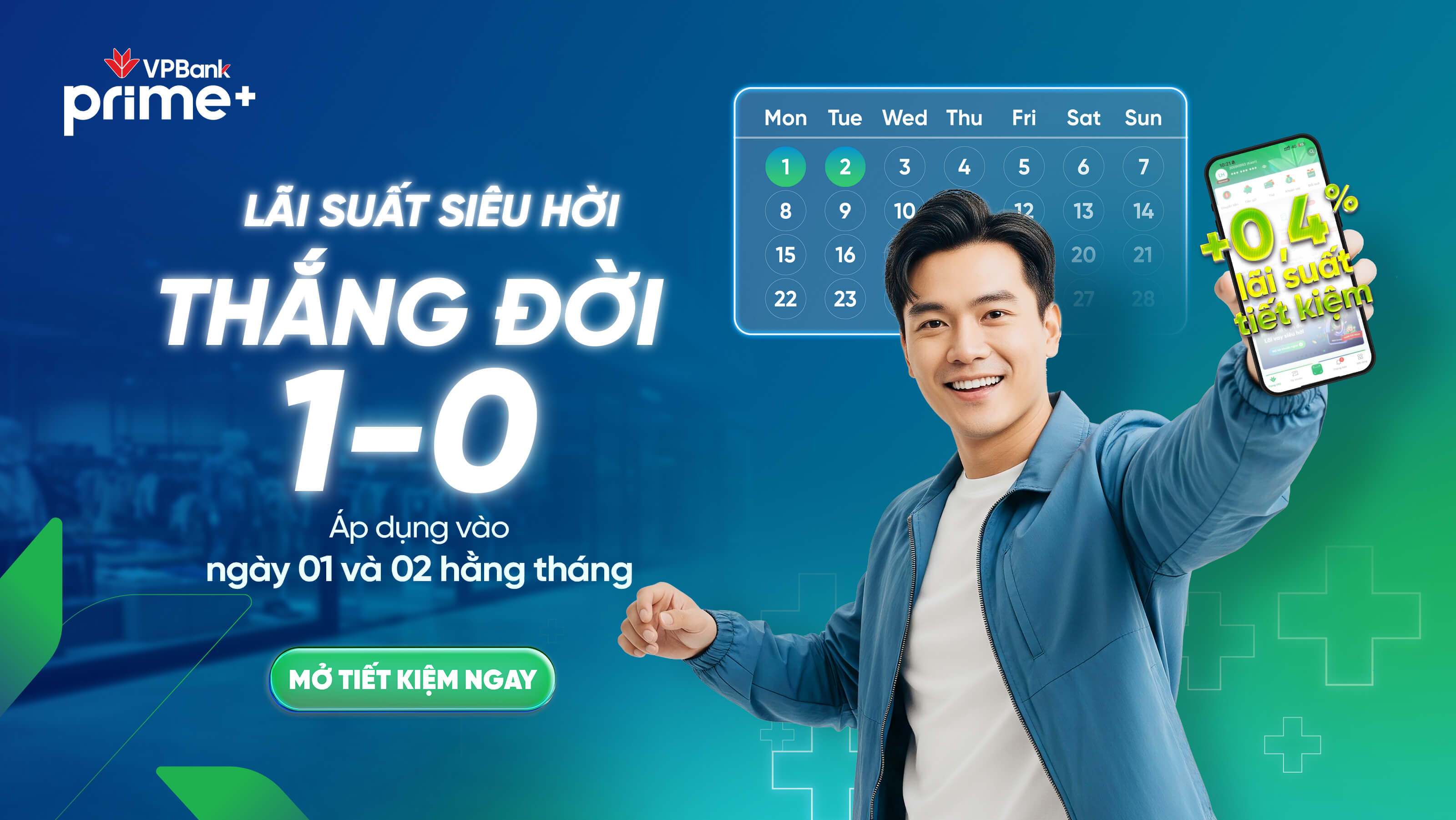 Khám phá Prime Day - Ngày hội cộng thêm 0,4% lãi tiết kiệm