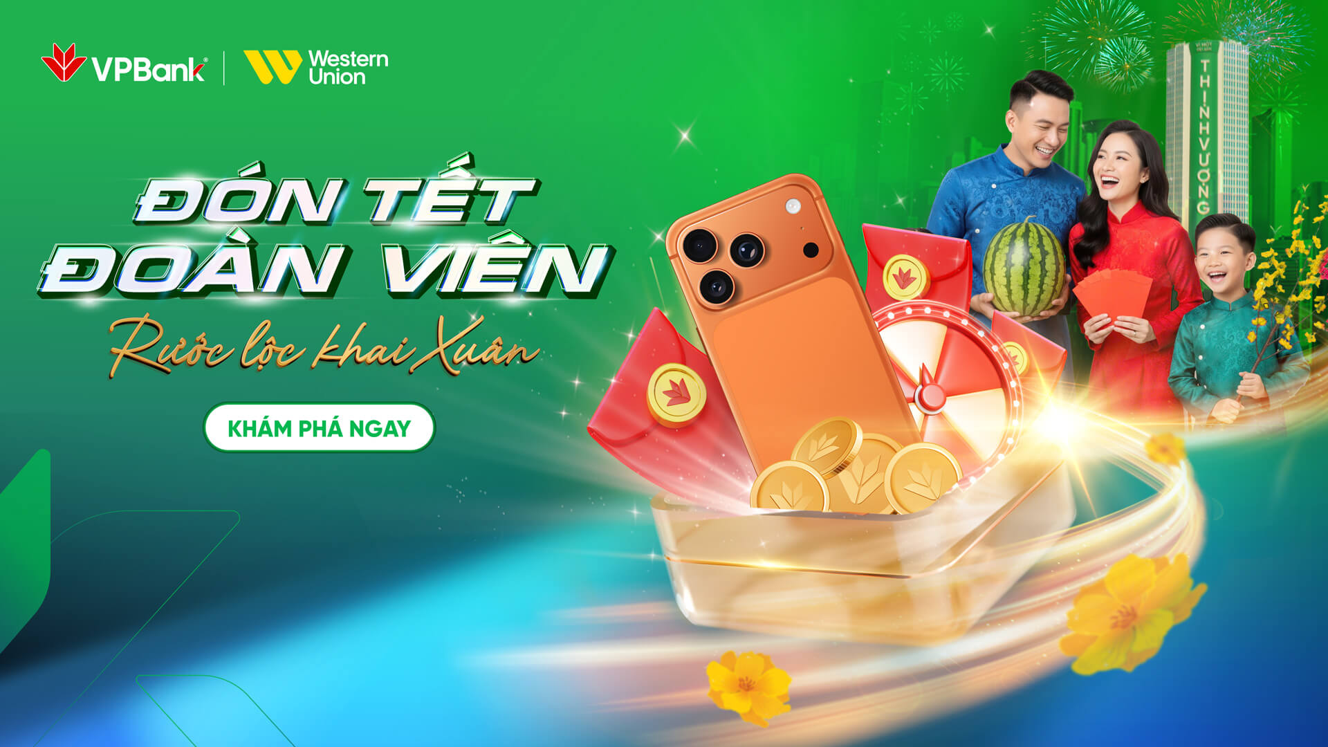 Kiều hối VPBank - Đón Tết đoàn viên, rước lộc khai xuân