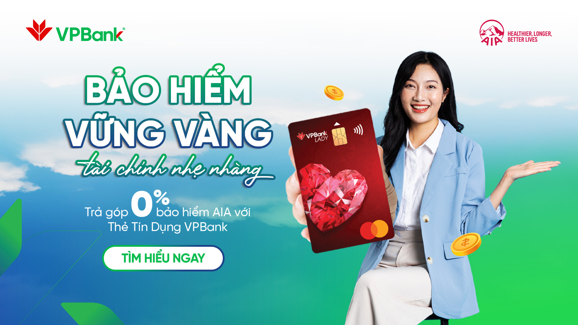 VPBANK VÀ AIA TRIỂN KHAI CHƯƠNG TRÌNH KHUYẾN MẠI “BẢO HIỂM VỮNG VÀNG, TÀI CHÍNH NHẸ NHÀNG