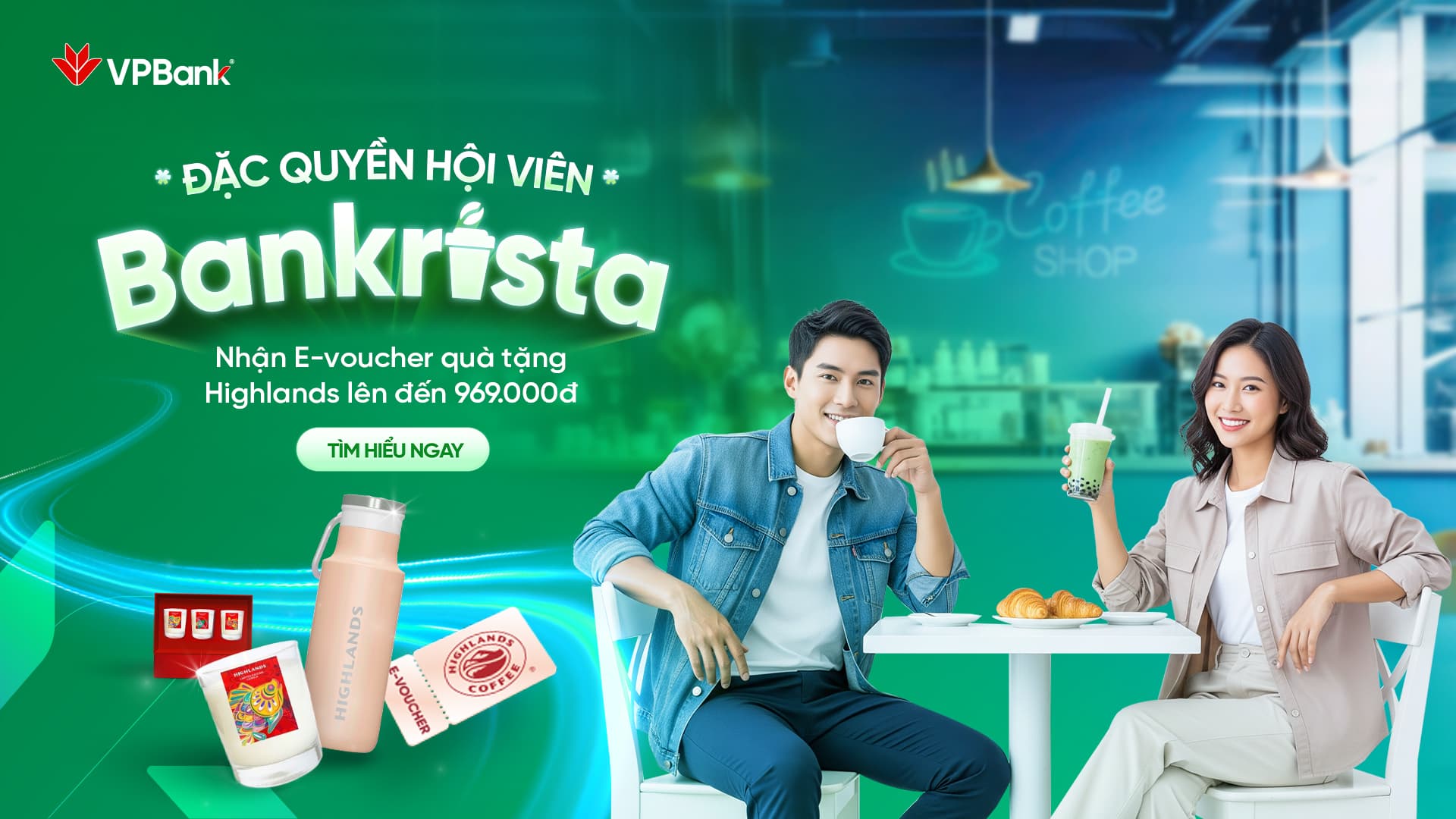 Trải nghiệm thanh toán chuẩn chill – Nhận quà xịn từ VPBank & Highlands Coffee