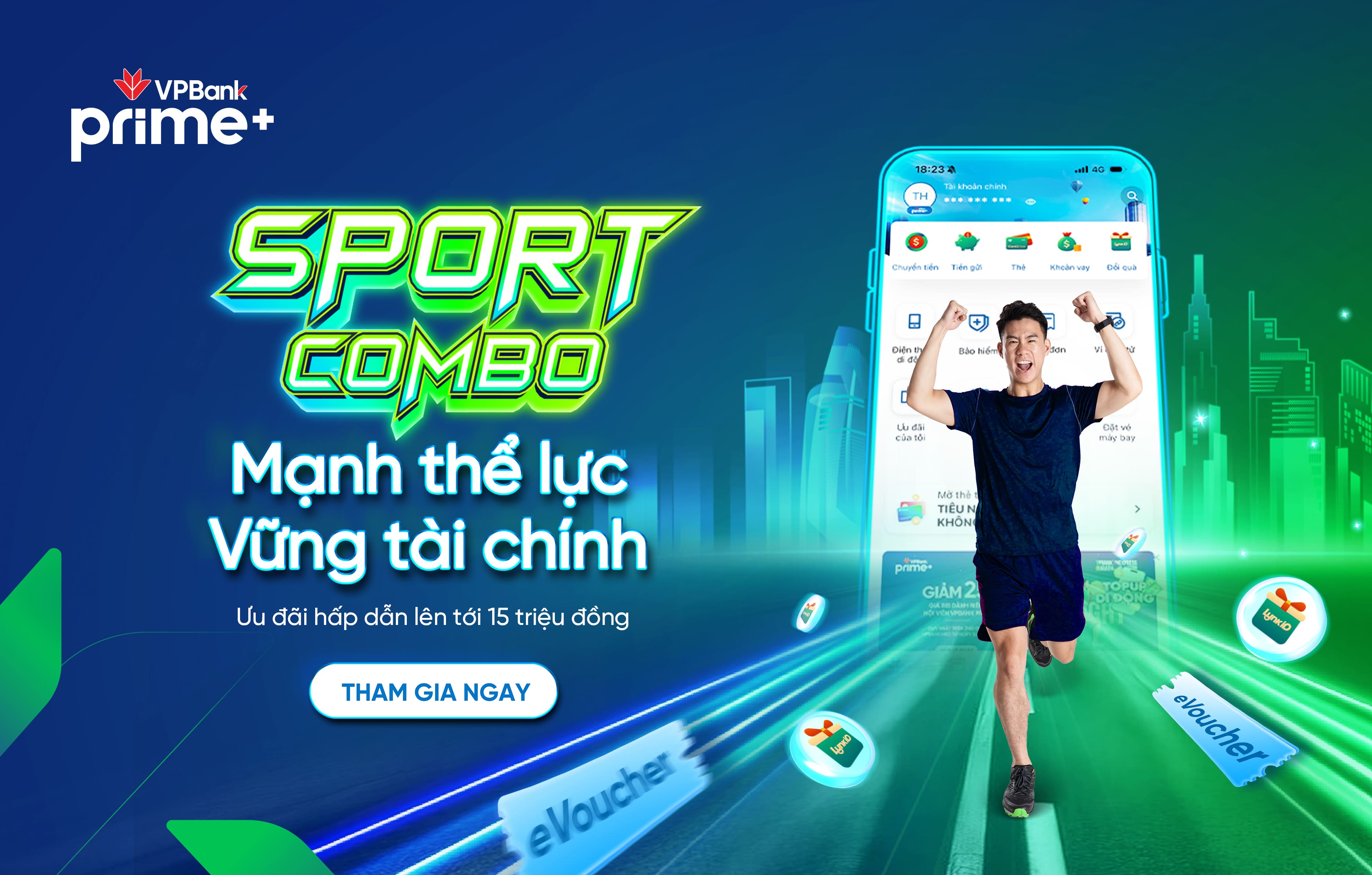 Sport Combo 2026 - Mọi vận động thể thao trở thành đặc quyền trị giá 15 triệu đồng