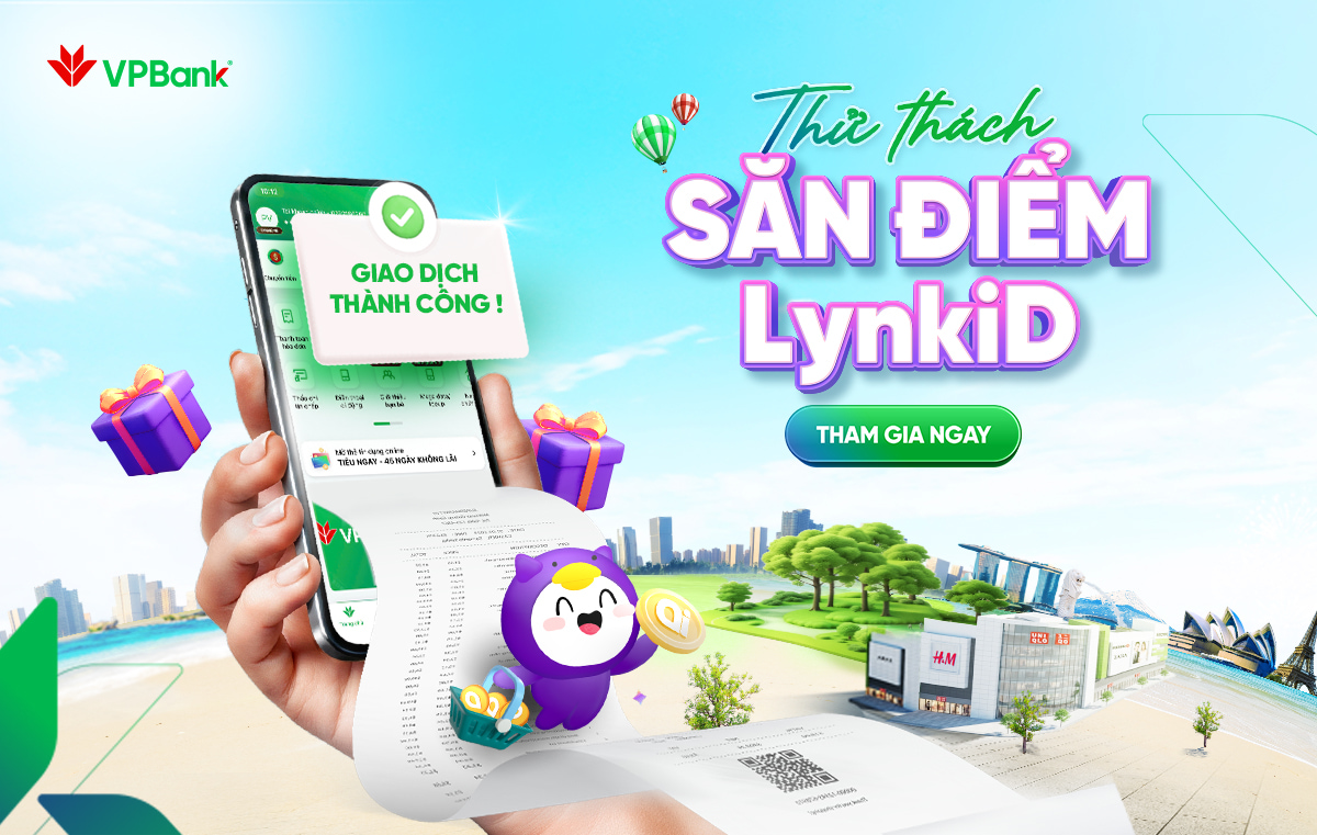 Hoàn thành thử thách - Nhận ngay tới 20,000 điểm LynkiD