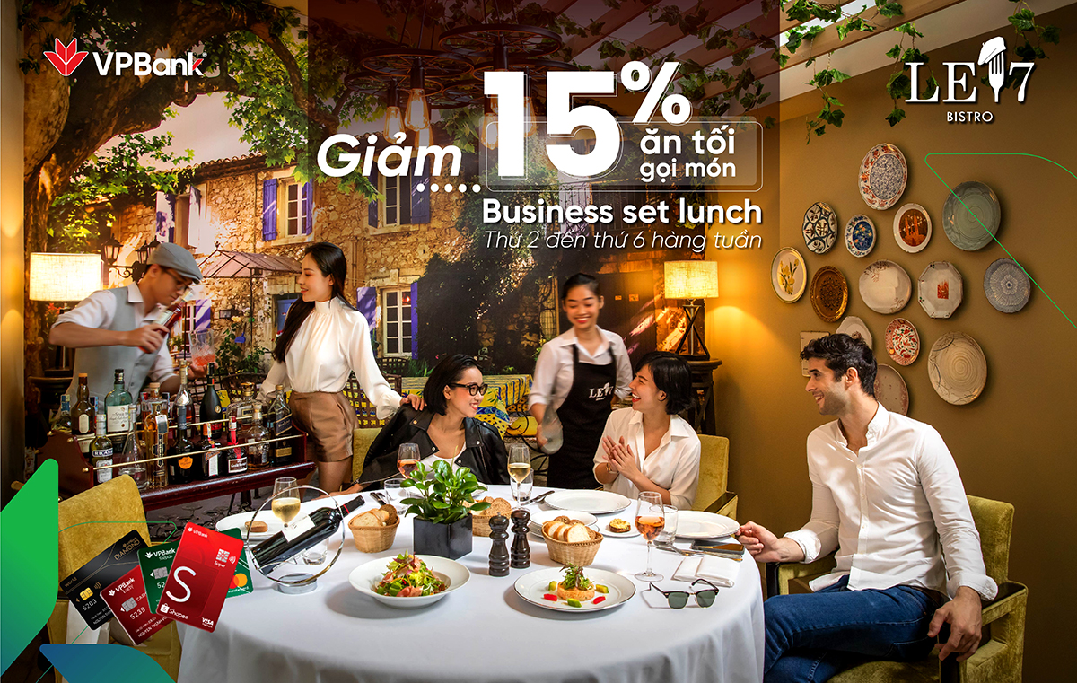 Sofitel Saigon Plaza: Giảm 15% tại nhà hàng LE17 Bistro