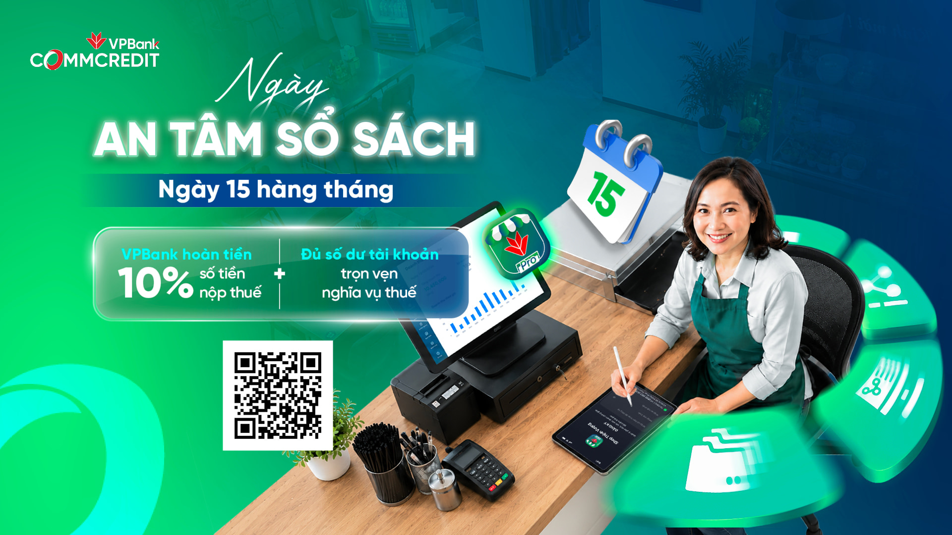 Tham gia Ngày An Tâm Sổ Sách, nhận hoàn tiền nộp thuế tới 10%!