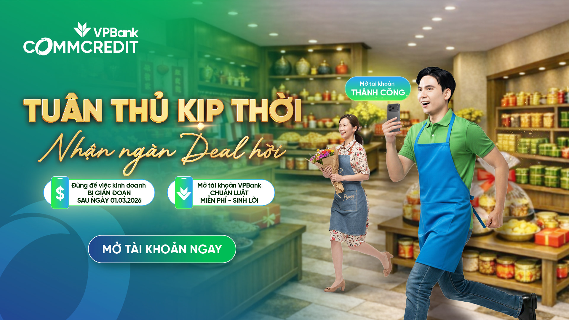 Nhận ngàn ưu đãi cùng Tài khoản Hộ kinh doanh VPBank
