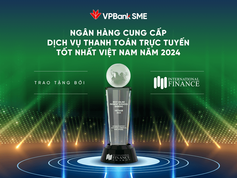 VPBank Wins “Best Online Payment Services Banking in Vietnam 2024” Award